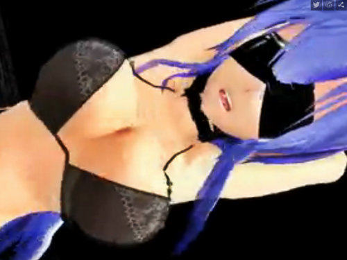 【MMD-R18】ハクさん騎乗位で爆乳揺らして絶頂するエロ動画