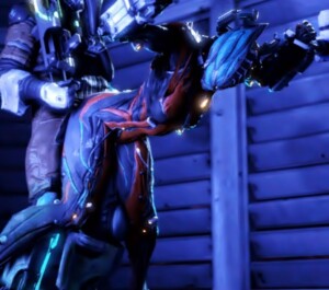 【Warframe】エロい身体したエイリアン女忍者が拘束されバックから犯される3Dエロアニメ (valkyr)