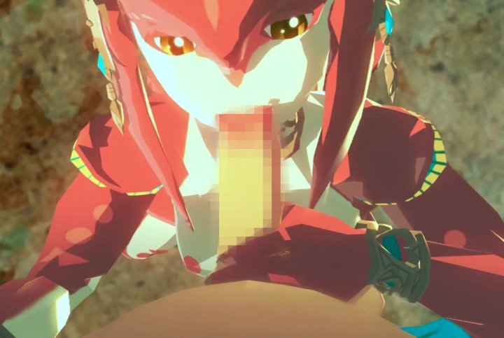 【ゼルダの伝説 BotW】幻のミファーEND！？山頂で結ばれる二人……。 (3Dエロアニメ)