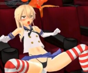 【艦これMMD】艦娘たちが感覚がつながる魔法のオナホでシコシコされまくる！