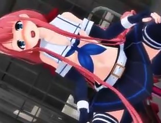 【艦これMMD】江風が自動回転バイブの上で腰を振りまくって痙攣アクメ！