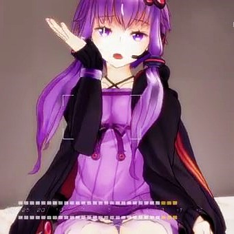 【MMD】結月ゆかりがマキさんの棒アイスをしゃぶって練乳ぶっかけられる！