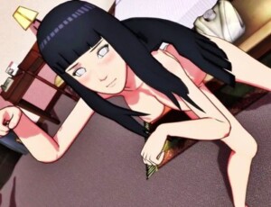 【NARUTO】ヒナタの巨乳がビキニに収まりきらなくてボロン♪（MMD）