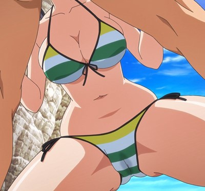 ムチムチBODYのメガネ美女にビーチで青姦フェラされておしっこ飲ませる!