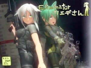 【Eliminatorカエデさん】本格エロTPSゲームで最高にエッチなおっぱいとお尻した女の子のリョナ敗北シーン！