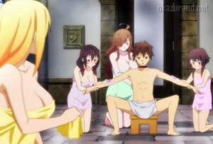 【このすば】何でも言うことを聞く女の子たちにエッチな要求！次第に行為はエスカレートして…..！？