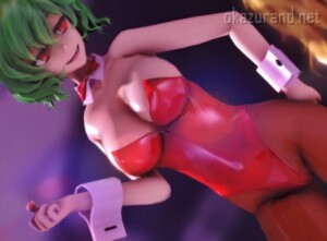 TOUHOU MMD Kiss Me Yukari & Yuuka