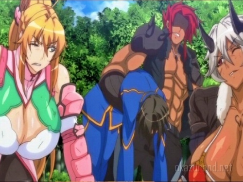 【豚の如き山賊に捕らわれて処女を奪われる巨乳姫騎士&女戦士】巨乳姫騎士&褐色女戦士がショタ王子を取り合って身体を使ったご奉仕♪