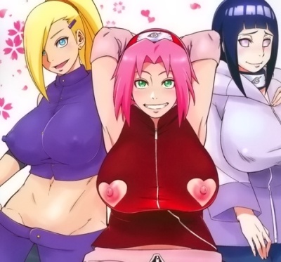 【NARUTO】サクラ、ヒナタ、いのとドスケベセッ●スしまくるNARUTO同人総集編【エ□漫画同人誌】