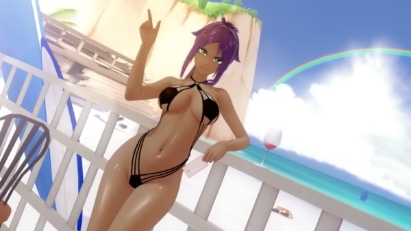 [ブリーチ] 四楓院夜一とティア・ハリベルをコイカツ！で再現 3dcg 11