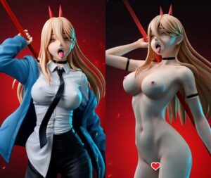 チェンソーマンのパワー、おっぱいとケツが丸出しのフィギュアが発売される