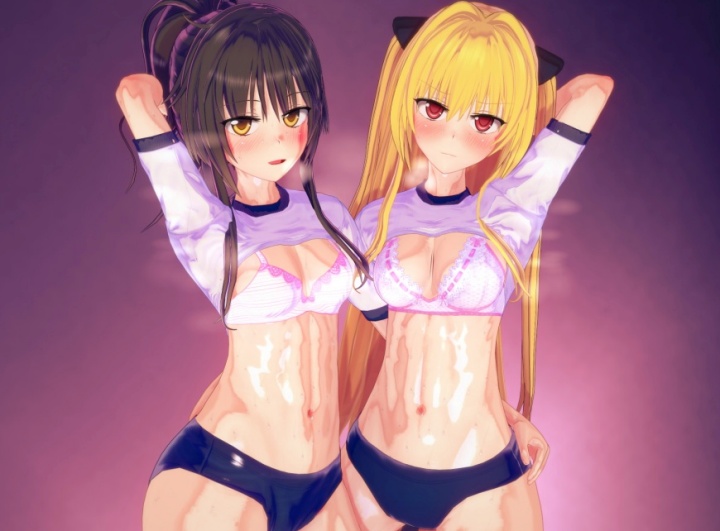 【To LOVEる】美柑とヤミのえちえちなコスプレ!背徳感がヤベェ…。