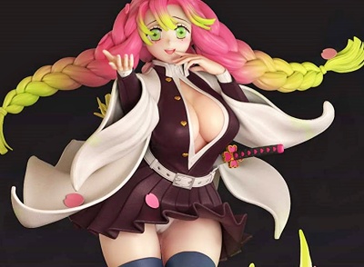 【画像】「鬼滅の刃」さんのフィギュア、パンツ丸見えでエ□すぎるwwwwwwww