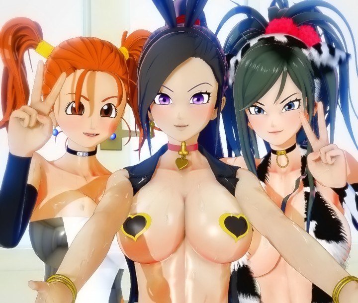 【ドラゴンクエスト】DQキャラのえちえち3DCG画像集！生ハメハーレムで妊娠させろ！