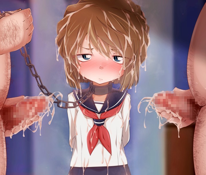 【名探偵コナン】灰原哀ちゃんにエッチなコスプレさせて見抜きぶっかけ!?アガサ博士がド変態すぎるwww