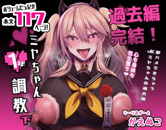 『ミヤちゃん1年調教 下』女子〇学生、親戚のおじさんに犯され続けてセックスが大好きに・・・