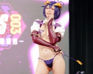 【動画あり】台湾のコスプレイベント、おっぱい＆お尻が丸出しでほぼ真っ裸ｗｗｗ
