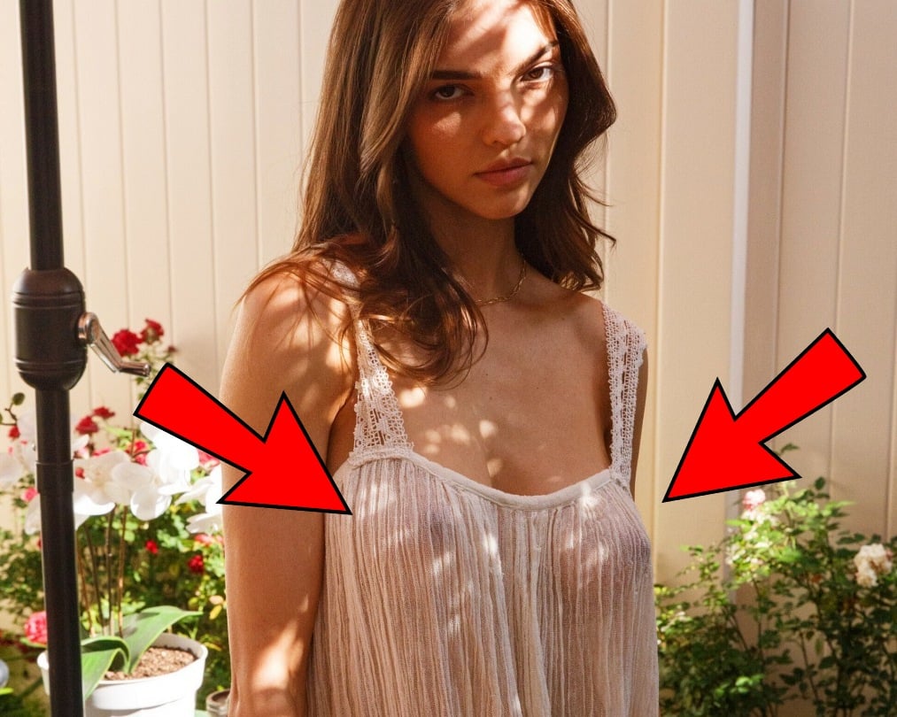 【朗報】美人モデルさん、監督に騙されてノーブラ衣装で撮影開始www