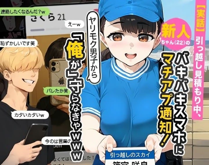 【実話】引っ越し業者の新人ちゃん(22歳)を食った話。見積もりで部屋に連れ込めたら”勝ち”やねw
