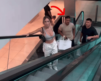 【動画】白人美女さん、街中でおっぱいを大暴れさせてしまうwww